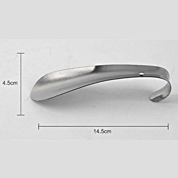 15cm Professional Silver Shiny Metal Shoe Horn