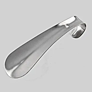 15cm Professional Silver Shiny Metal Shoe Horn