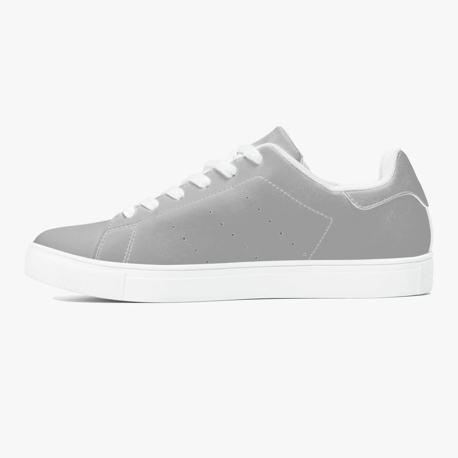 190. Classic Low-Top Leather Sneakers - White/Black