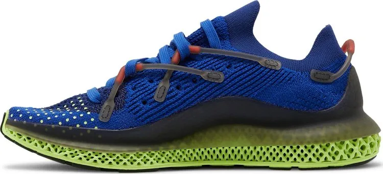 Adidas 4D Fusio 'Bold Blue Light Flash Yellow' sneakers, blue