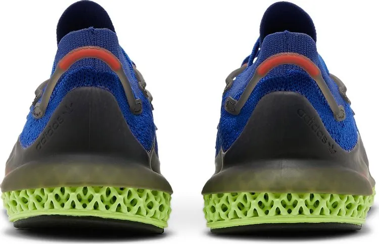 Adidas 4D Fusio 'Bold Blue Light Flash Yellow' sneakers, blue