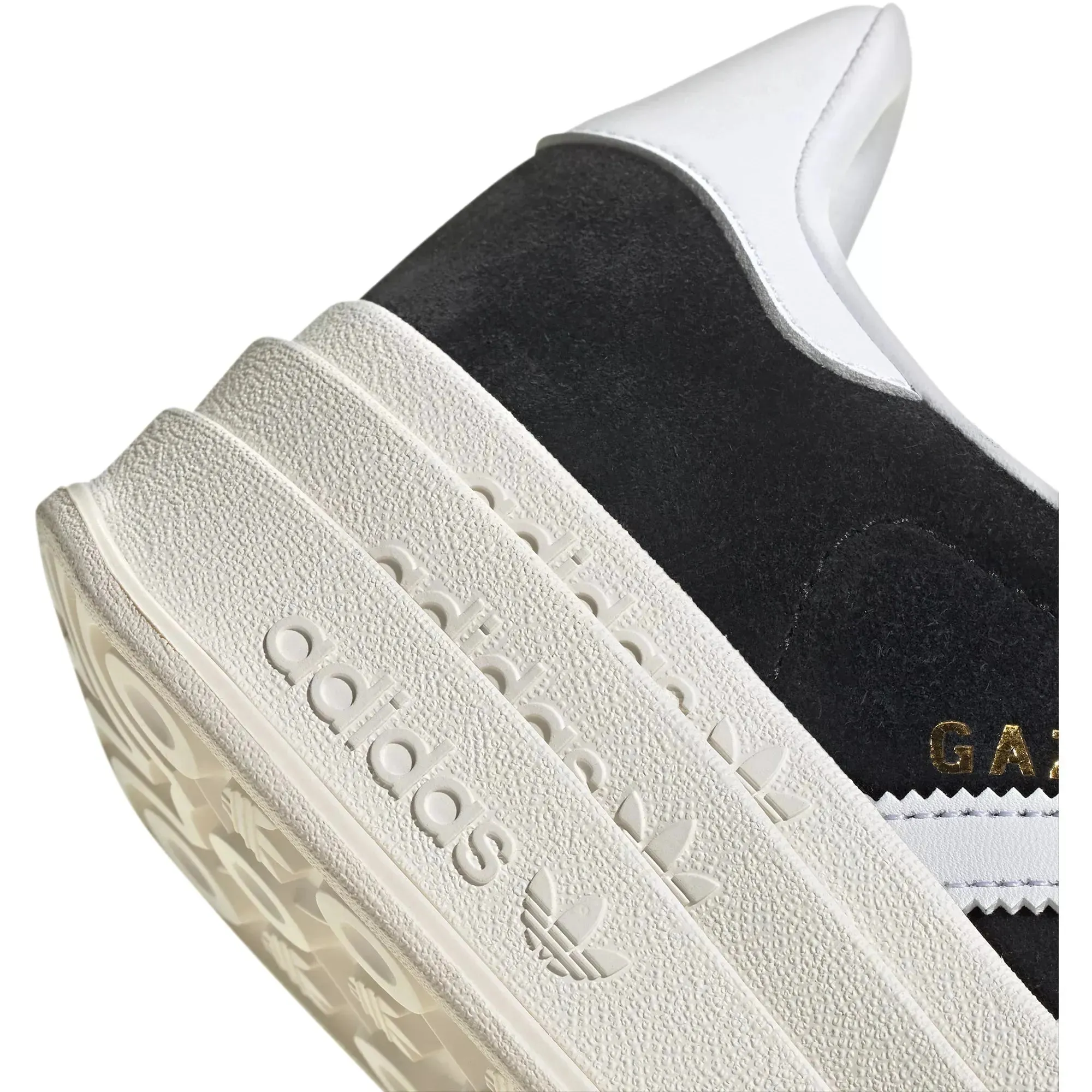 Adidas Women's Gazelle Bold Shoes - Core Black / Cloud White