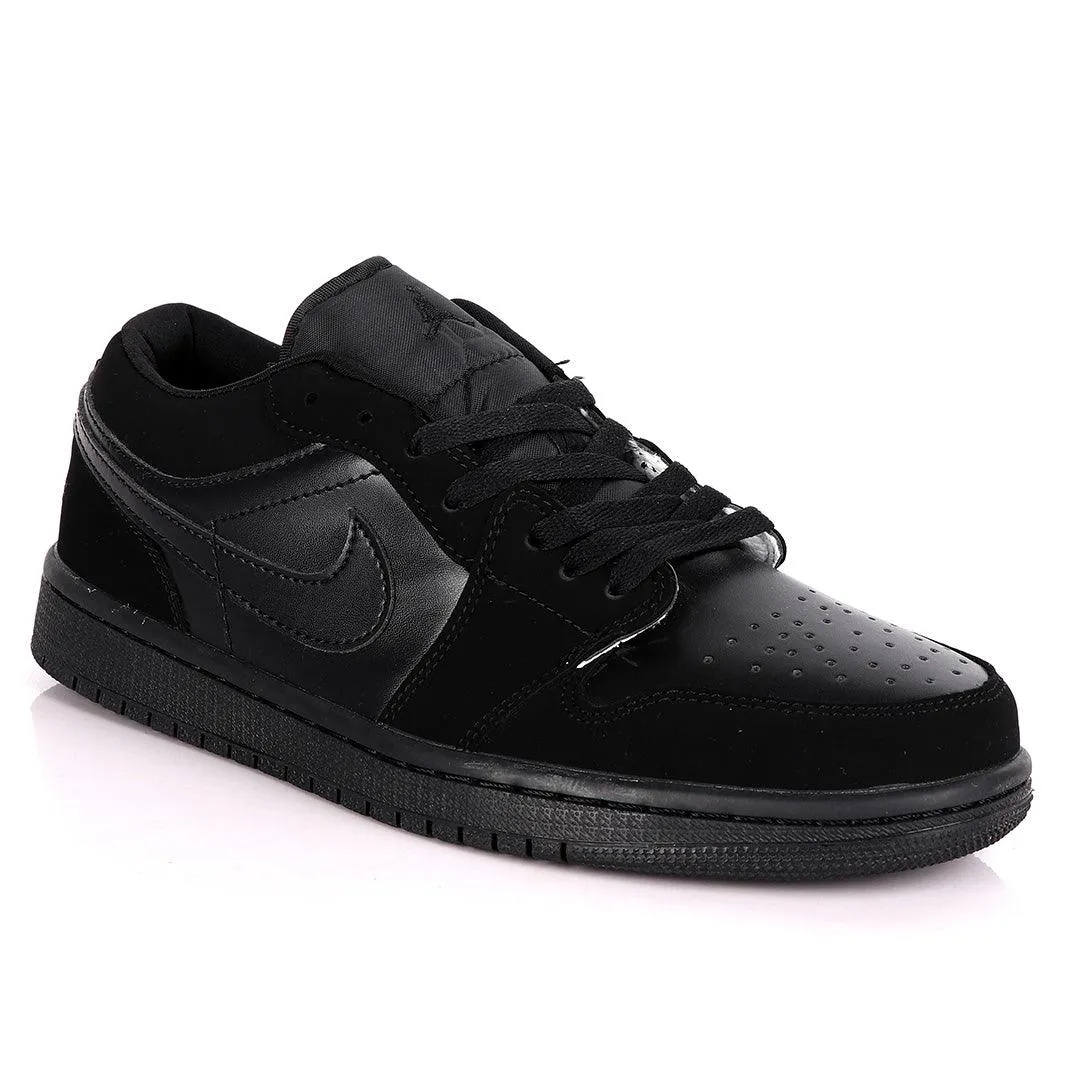 Air Jordan 1 Low All Black Sneakers