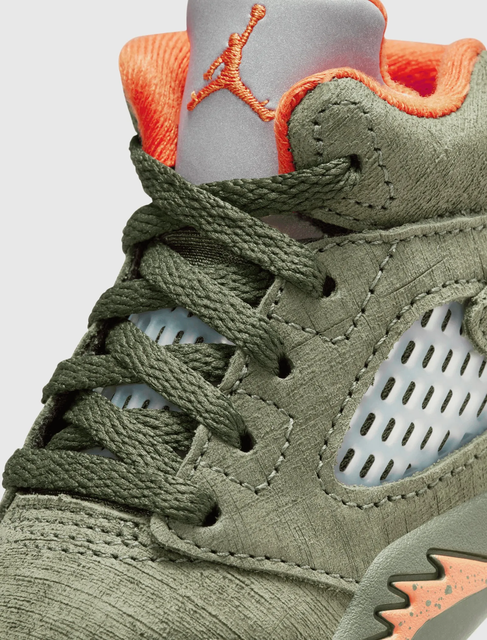 AIR JORDAN 5 RETRO ARMY OLIVE/SOLAR ORANGE TD