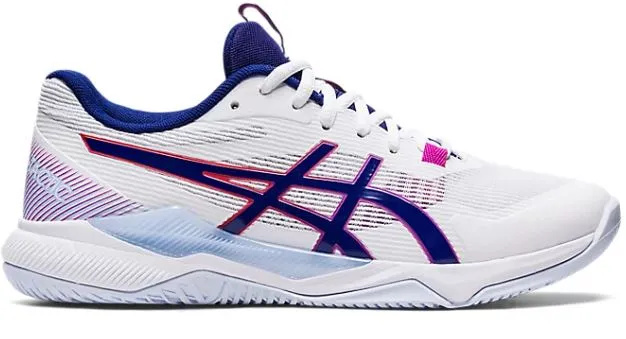 Asics Gel-Tactic White/Dive Blue Womens