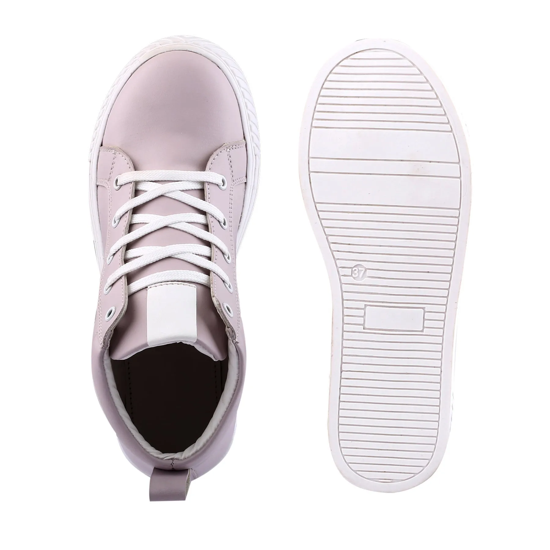 Bxxy Latest Daily Wear Casual Lace-up Sneakers For Women