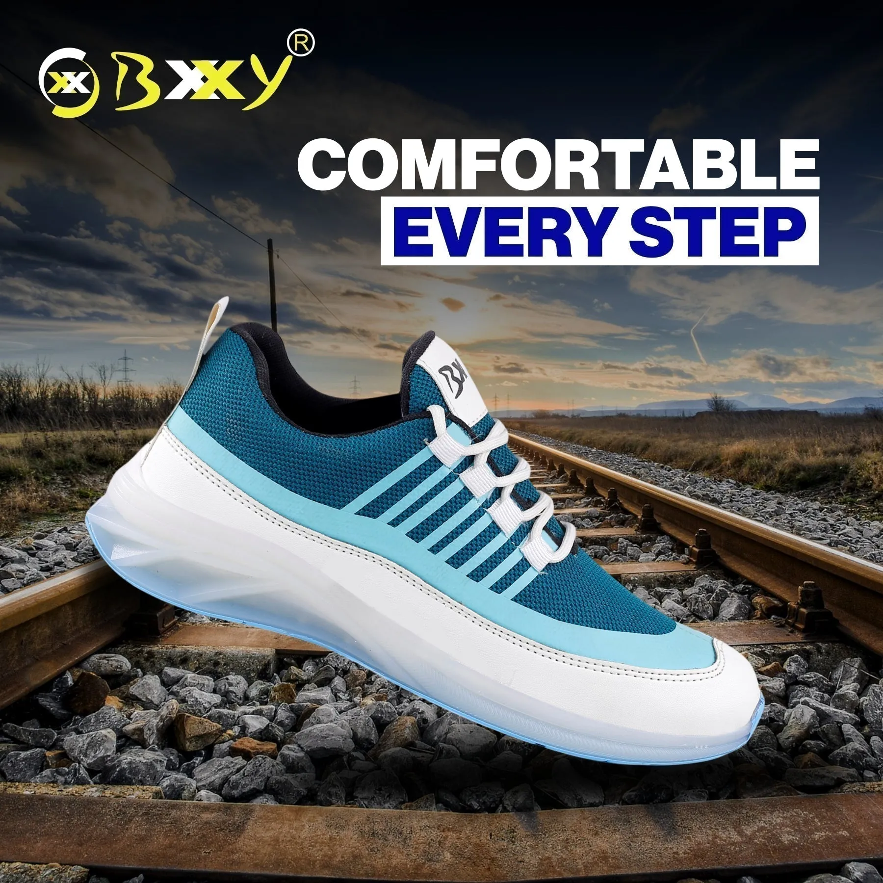 Bxxy's Men's Ultra Comfortable Casual Running Sports Shoes