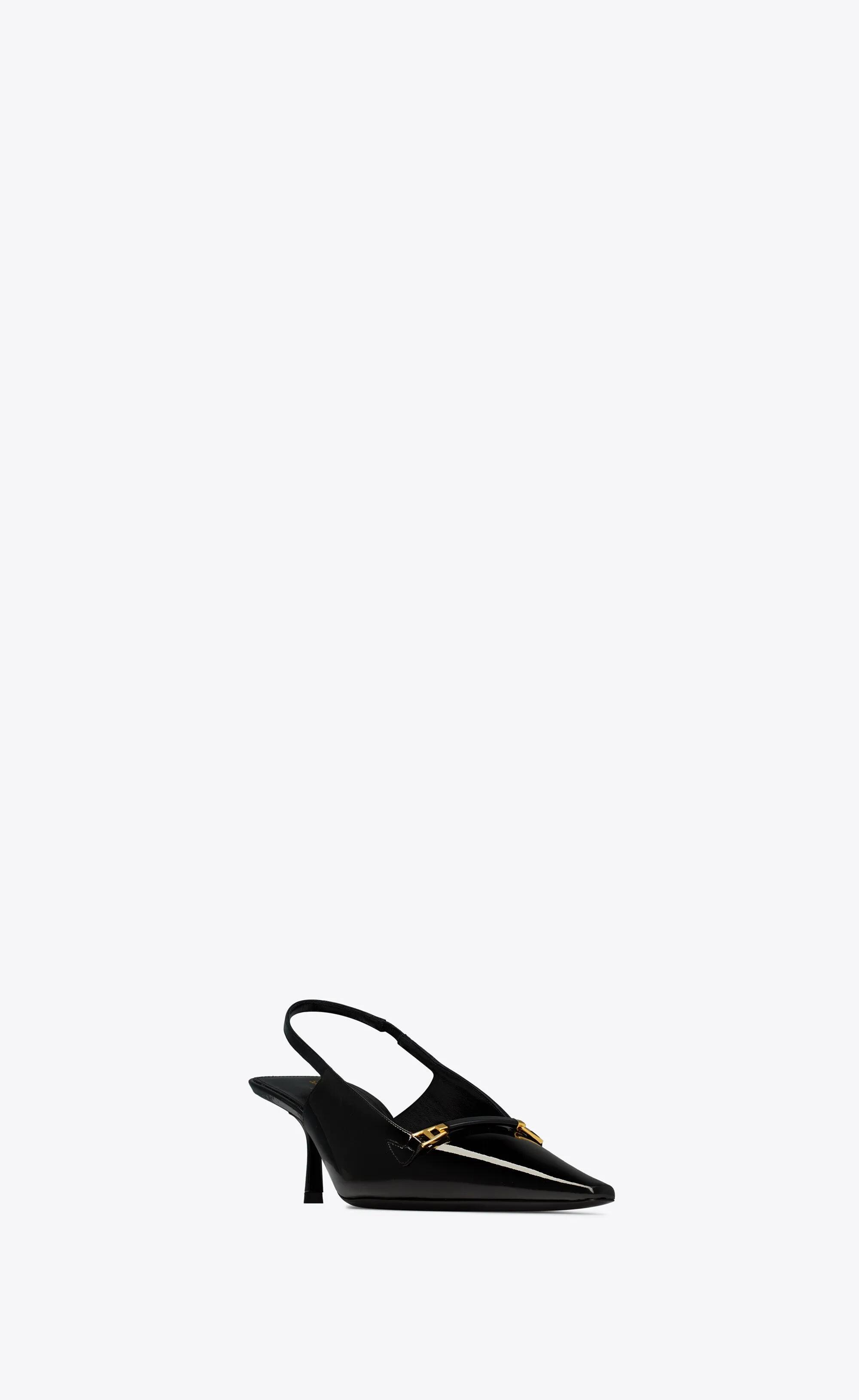 Carine Slingback Pumps In Patent Leather