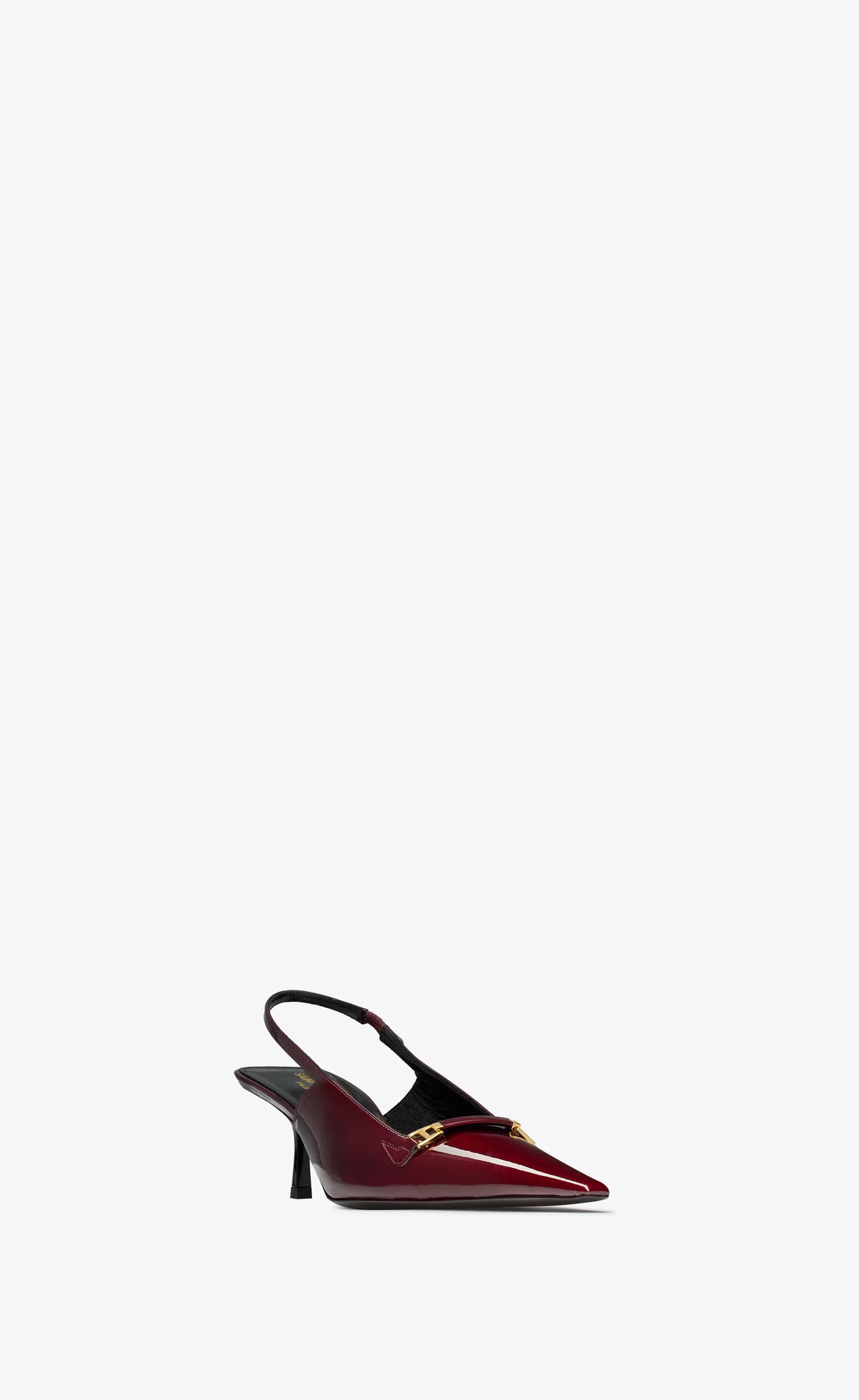 Carine Slingback Pumps In Patent Leather