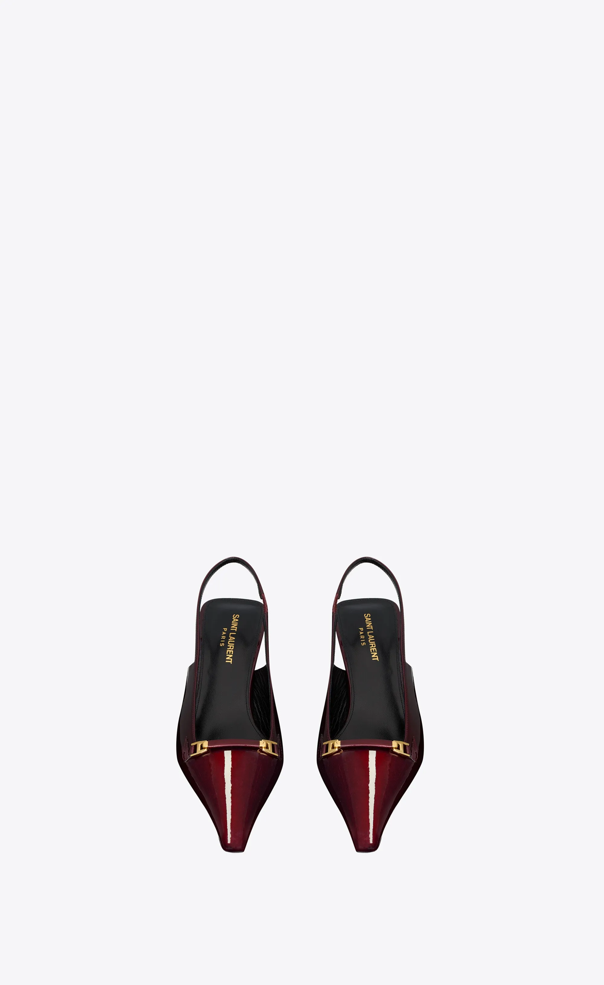 Carine Slingback Pumps In Patent Leather