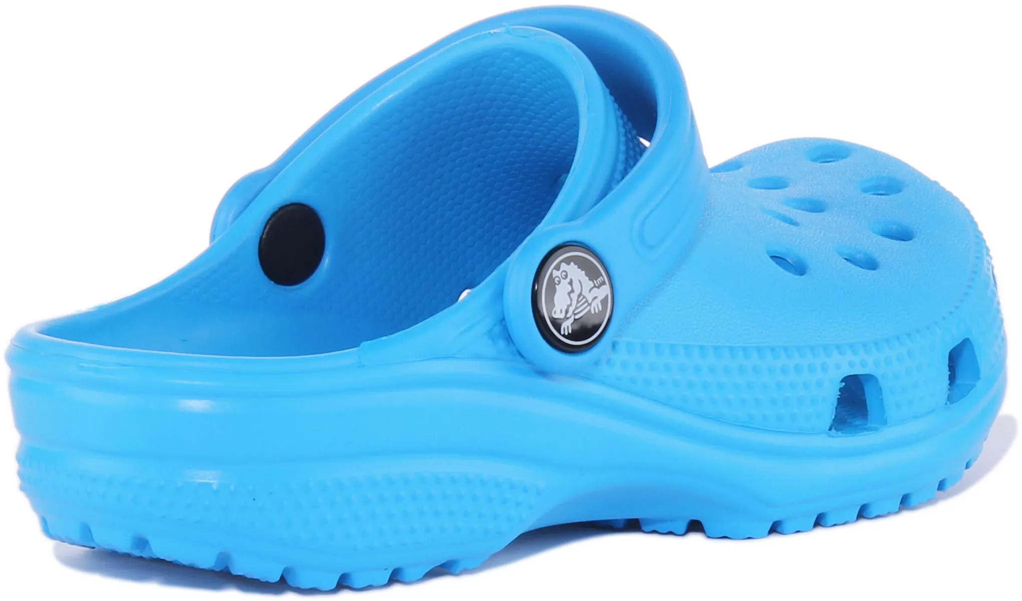 Crocs Classic In Ocean Blue For Infants