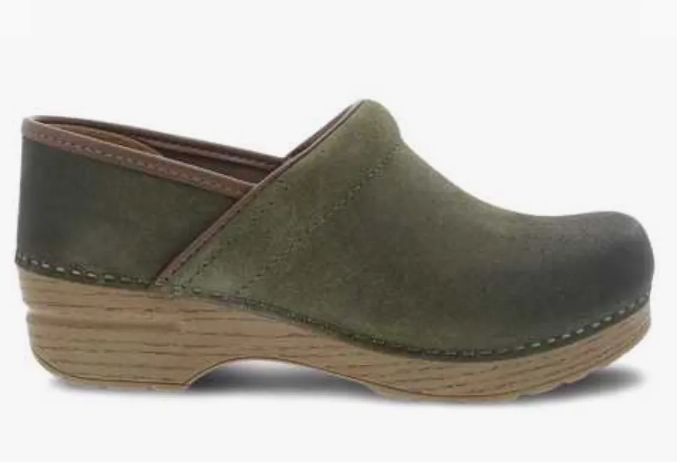 Dansko-Professional Green Burnished Nubuck