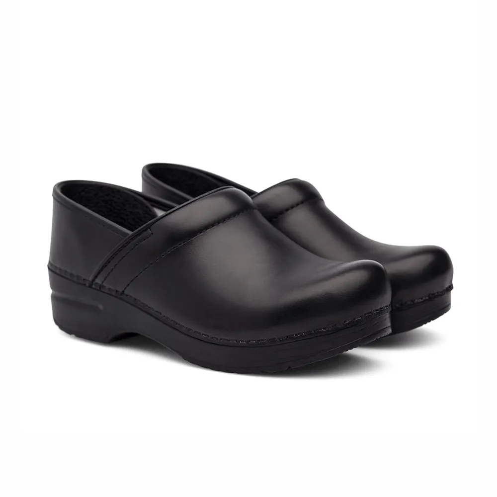 Dansko Wide Pro Black Box Clog