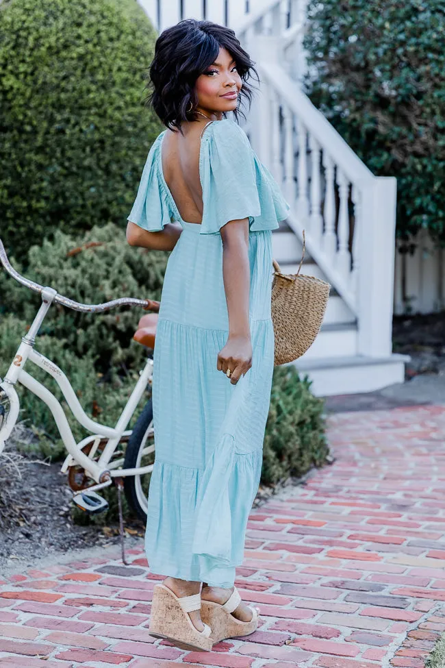 Ease On By Aqua Short Sleeve Maxi Dress FINAL SALE