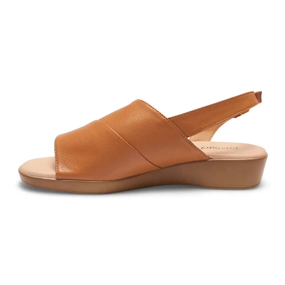 Eclipse Sandal in Tan Leather