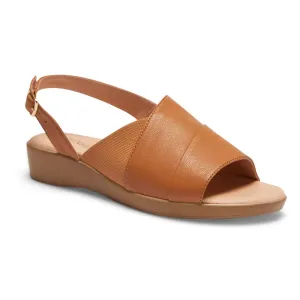 Eclipse Sandal in Tan Leather