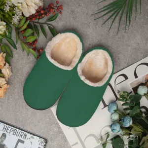 Forest Green | Unisex Fluffy Bedroom Slippers