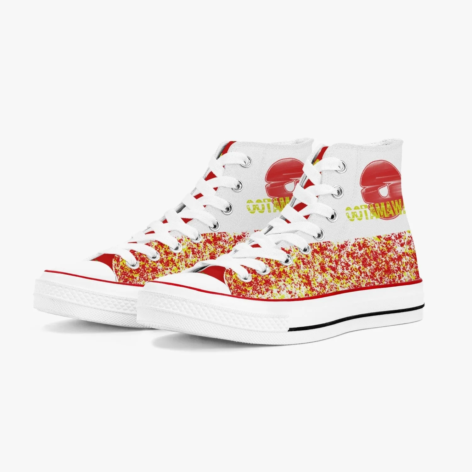 High-Top Canvas Shoes - Colourish