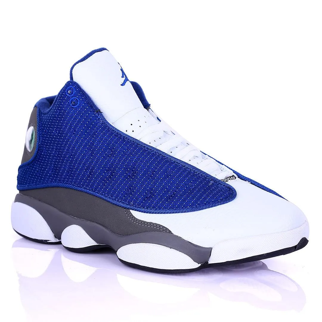 Jord Dotted Blue And White Skin Design Classic Retro sneakers