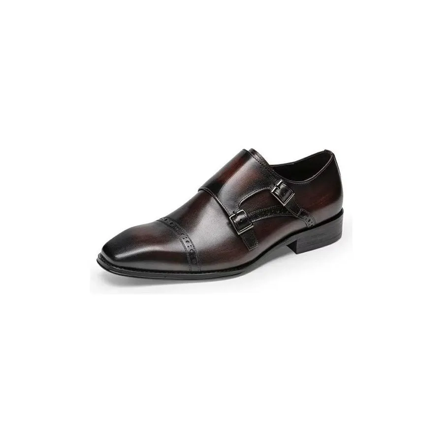 LuxeLeather Monkstraps Dress Shoes