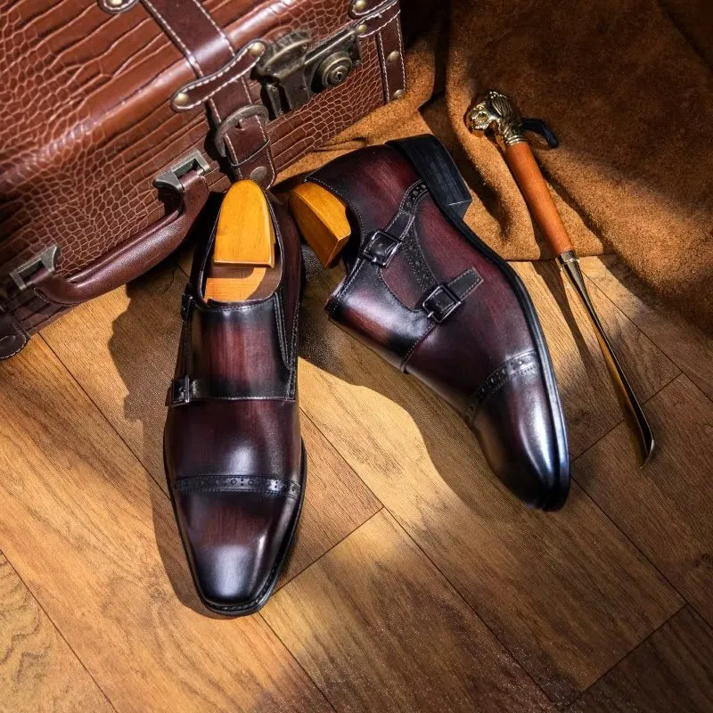 LuxeLeather Monkstraps Dress Shoes