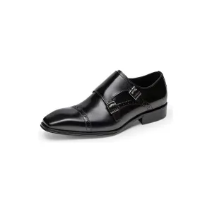 LuxeLeather Monkstraps Dress Shoes