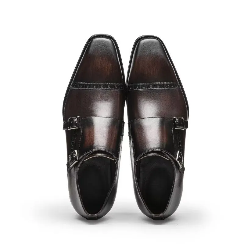 LuxeLeather Monkstraps Dress Shoes