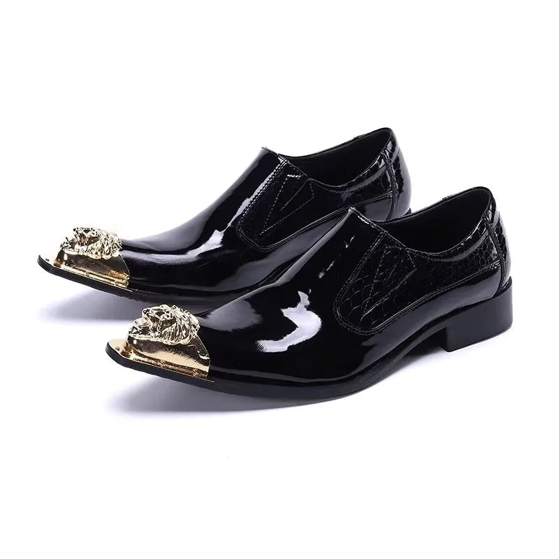 LuxLeather Exotic Slip-on Smart Shoes