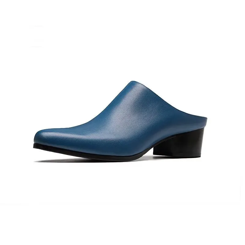 LuxLeather Pointed Toe Slip-on Dress Shoes