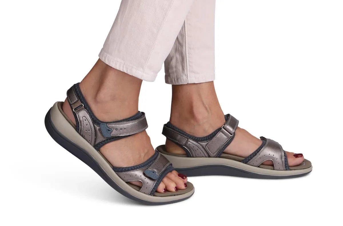 Malibu Pewter Women's Sandals