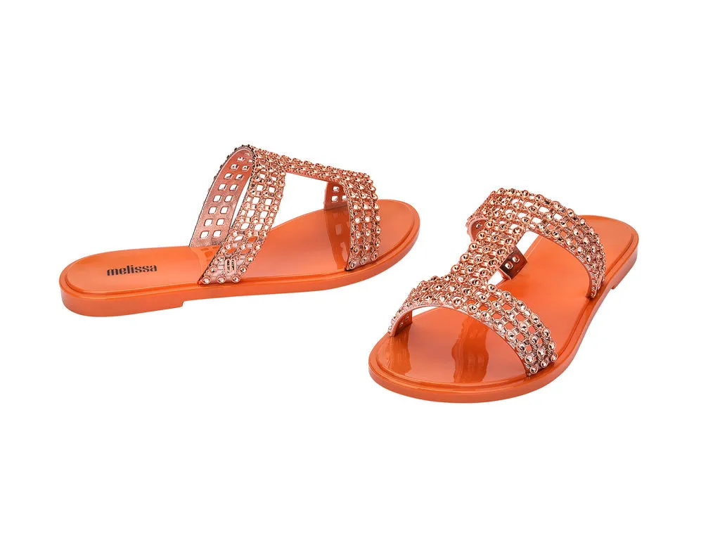 Melissa Glowing Slide AD Orange-Copper Slipons