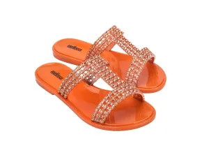 Melissa Glowing Slide AD Orange-Copper Slipons