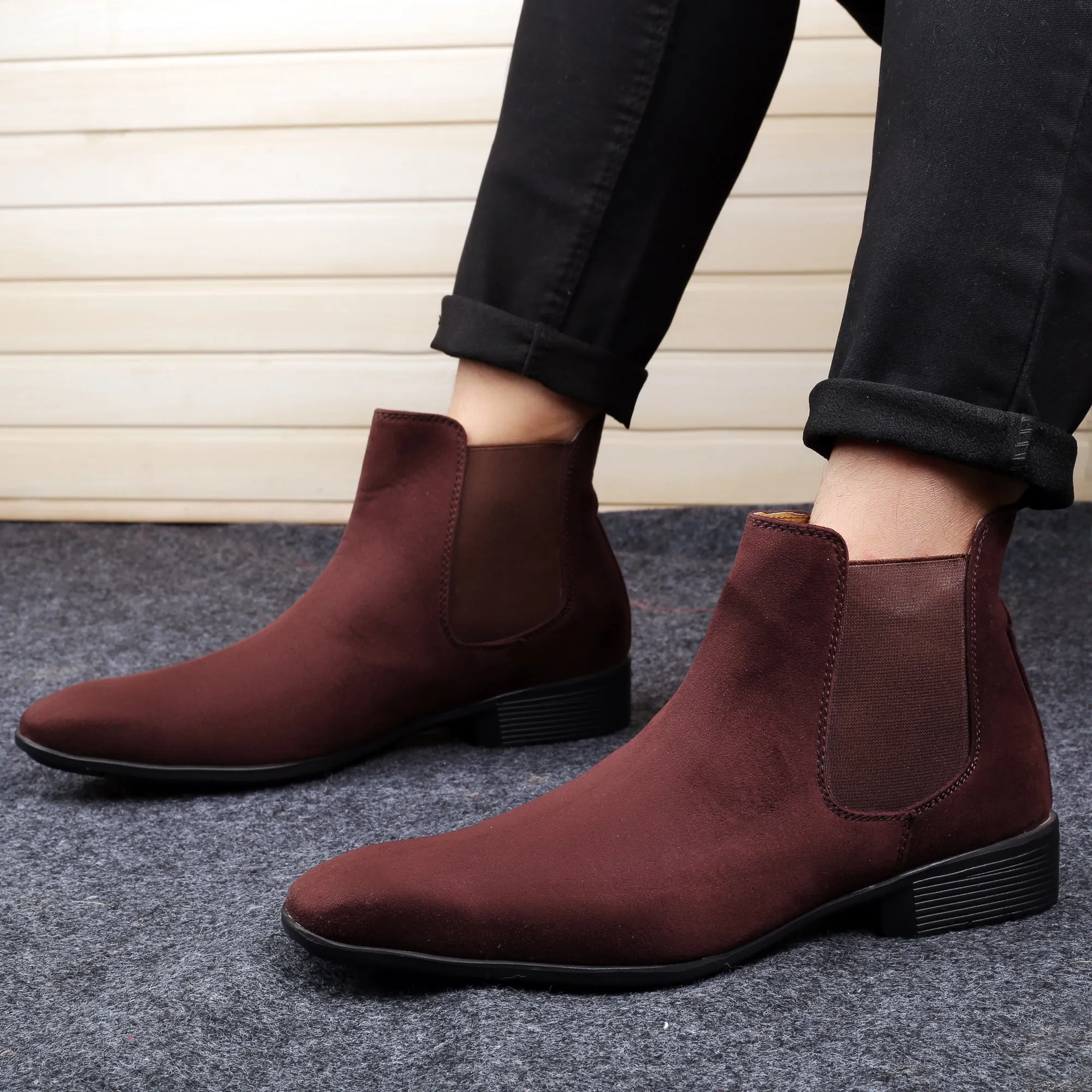 Men's Trendiest Chelsea Suede Boots