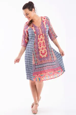 Olympia Print Tunic Dress