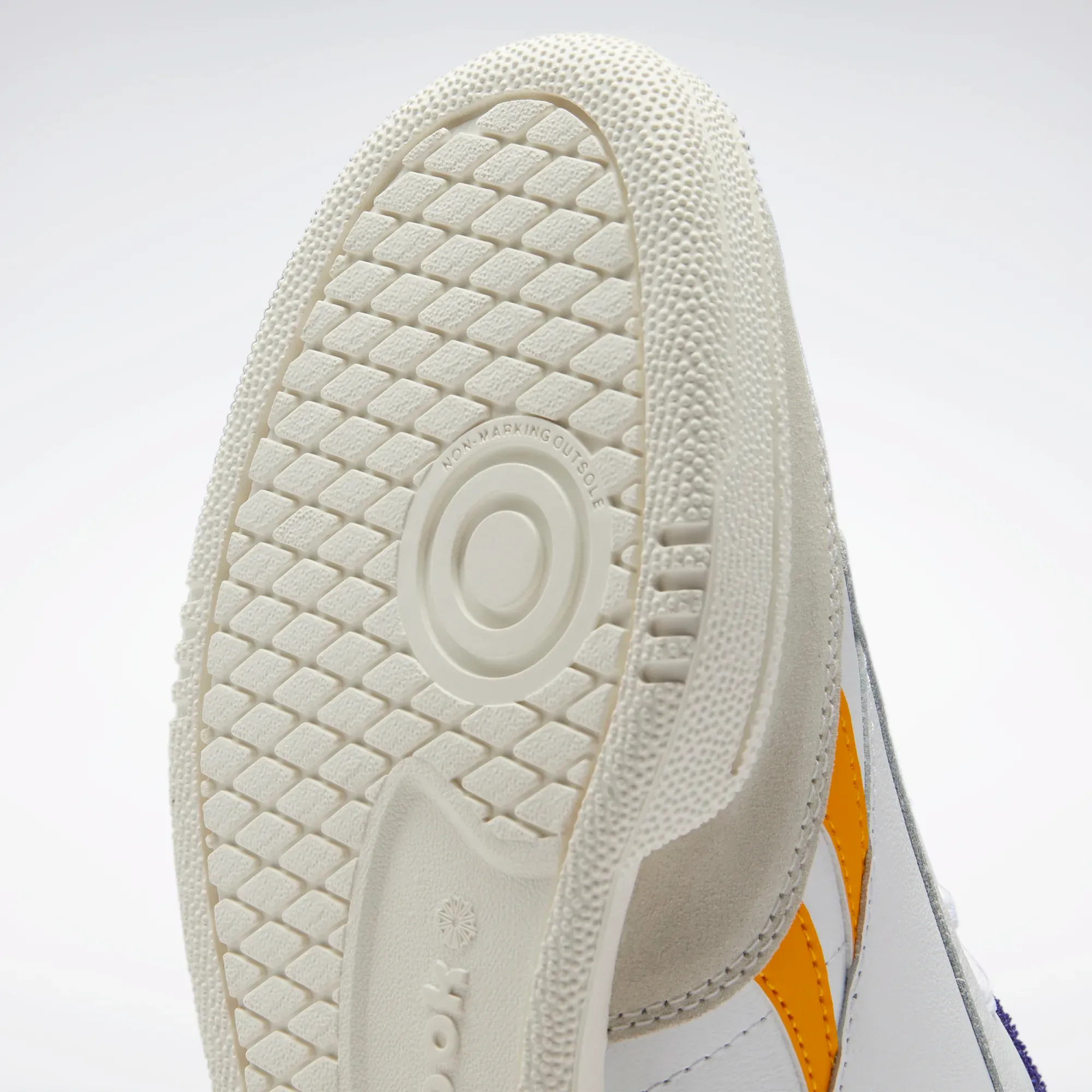 Reebok Men's Club C Revenge Shoes - Cloud White / Collegiate Gold / Bold Purple