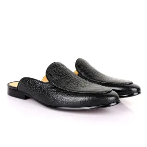 Terry Taylors Classic Croc Black Mole Leather Shoe