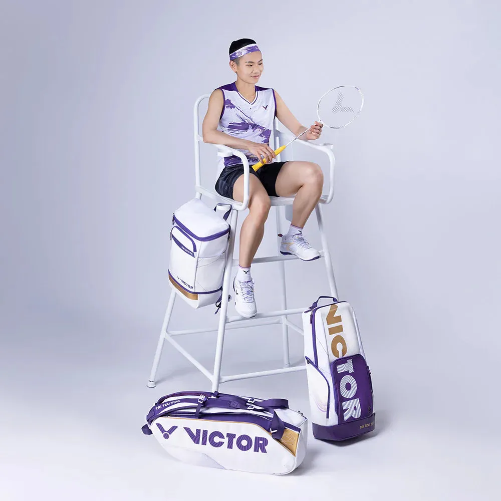 Victor x Tai Tzu Ying Professional Badminton Backpack BR3025 (White/Purple) 2024